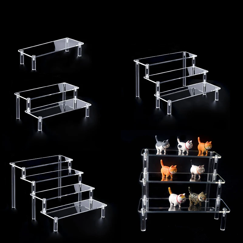 Perfume Fragrance Holder - 1-4 طبقات حامل عرض أكريليك رف