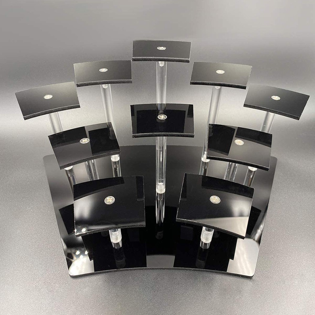 Perfume Fragrance Holder - الاكريليك الحلوى عرض موقف مجوهرات كعكة