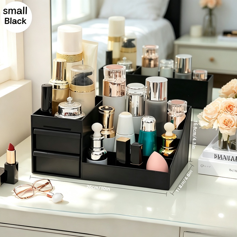 Perfume Fragrance Holder - منظم تخزين العطور مع درج، حامل