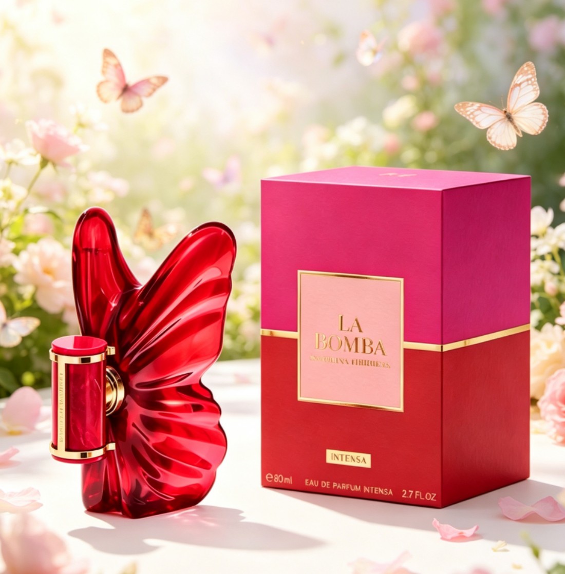 Perfume La Fragrance - عطر لا بومبا إنتنسا بزجاجة على