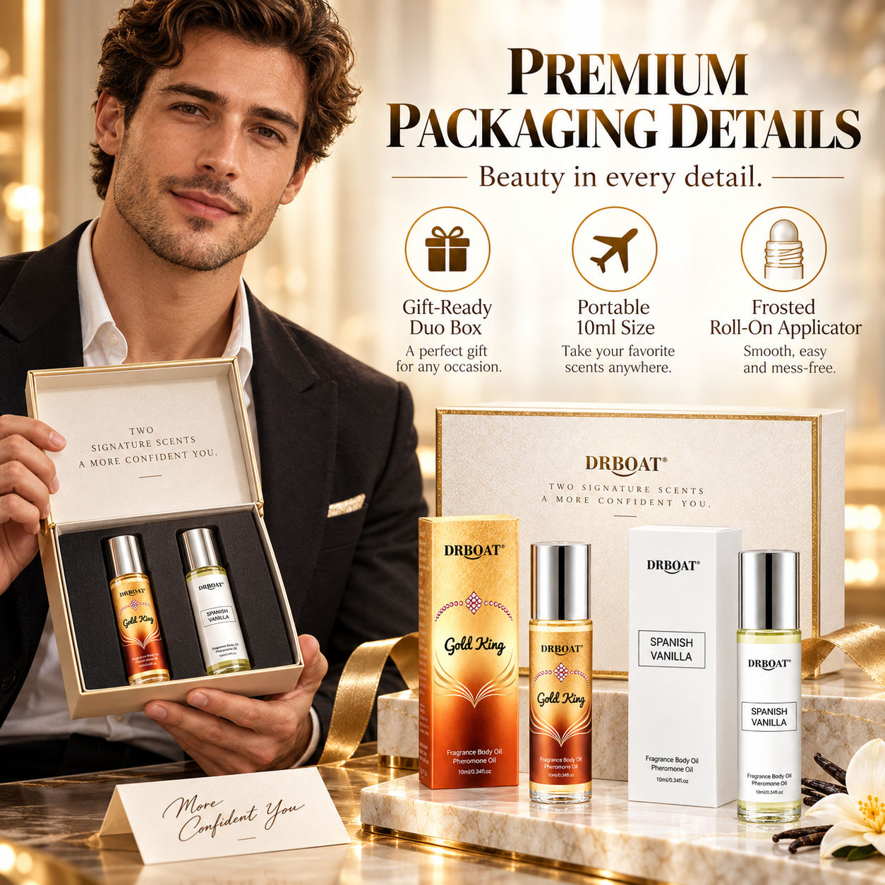 مجموعة عطور زيتية للرجال Duo R - مراجعة Fragrance Perfume For Man وسعره