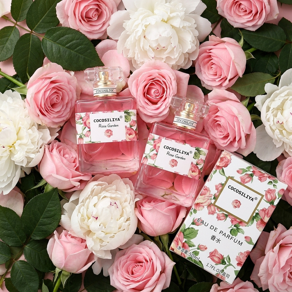 عطر نسائي، عبوة تحتوي على قطعت - مراجعة Perfume Fragrance Rose وسعره