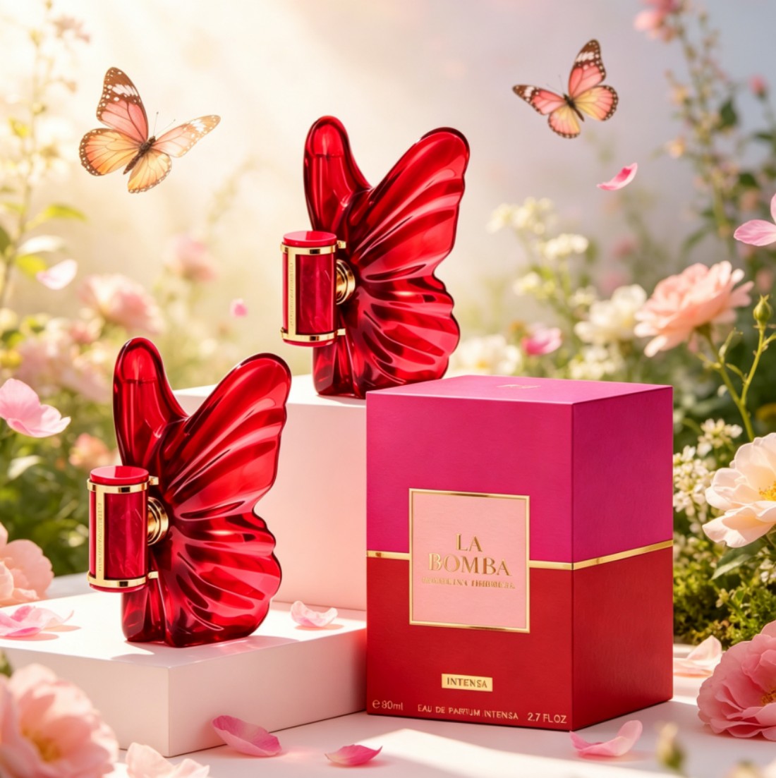 عطر لا بومبا إنتنسا بزجاجة على - مراجعة Perfume La Fragrance وسعره